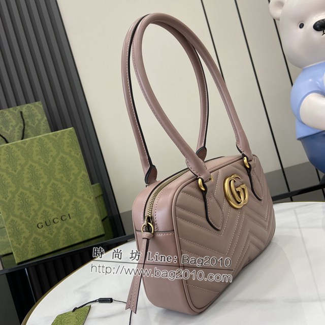 Gucci專櫃古馳最新款MARMONT小號手提包小頂柄包 jh2269型號：795199